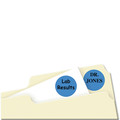 Labels | Avery 05469 0.75 in. Diameter Printable Self-Adhesive Removable Color-Coding Labels - Dark Blue (24/Sheet, 42 Sheets/Pack) image number 1