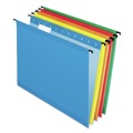 File Folders | Pendaflex 6152 1/5 ASST SureHook 1/5-Cut Tabs Letter Size Hanging Folders - Assorted Colors (20/Box) image number 0