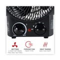 Heaters | Alera ALEHEFF10B 1500 Watts 8.25 in. x 4.37 in. x 9.5 in. Heater Fan - Black image number 4