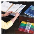 File Folders | Smead 19083 6 SafeSHIELD Fasteners 2 Dividers Legal Size 6-Section Pressboard Top Tab Pocket Classification Folders - Green (10/Box) image number 8