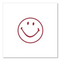 Just Launched | Universal UNV10080 Pre-Inked/Re-Inkable Smiley Face Round Message Stamp - Red Ink image number 4