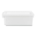 Boxes & Bins | HON HFMBIN6 Flagship 12.75 in. x 16 in. x 6 in. 1 Section Storage Bins - Translucent White image number 2