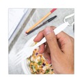 Cutlery | SOLO HSWF-0007 Impress Heavyweight Full-Length Polystyrene Plastic Cutlery Fork - White (1000/Carton) image number 3