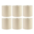 Paper Towel Holders | Boardwalk 33GREEN32GREEN-BNDL 12.31 in. x 9.31 in. x 15.94 in. Xtra Electronic Hand Towel Dispenser with 1-Ply 8 in. x 800 ft. Green Xtra Roll Towels Bundle (6 Rolls/Carton) image number 2