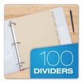 File Folders | Oxford 13V 11 in. x 8.5 in. 5-Tab Write-On Tab Dividers - Manila (20/Box) image number 6