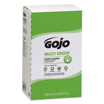 GOJO Industries 7265-04 2000 mL Multi Green Hand Cleaner Refill - Citrus Scent, Green (4/Carton)