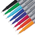 Pens | Paper Mate 1927694 Flair Felt Tip 0.4 mm Stick Porous Point Pen - Assorted Ink and Barrel Colors/Extra-Fine (8-Piece/Set) image number 2