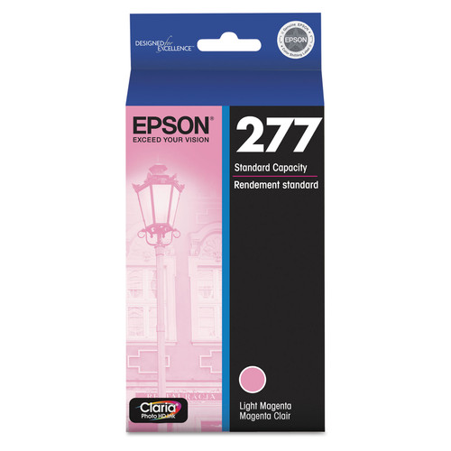 Ink & Toner | Epson T277620-S T277620-S Claria (277) 360 Page-Yield Ink Cartridge - Light Magenta image number 0