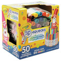Arts & Crafts Supplies | Crayola 588750 Pip-Squeaks Medium Bullet Tip Telescoping Marker Tower - Assorted Colors (1-Set) image number 1