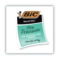 Pens | BIC GSF11 BLU Round Stic Xtra Precision Fine 0.8 mm. Stick Ballpoint Pen - Blue Ink/Translucent Blue Barrel (1-Dozen) image number 3