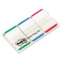 Page Flags | Post-it Tabs 686L-GBR 1 in. Wide 1/5-Cut Lined Tabs - Assorted Colors (66/Pack) image number 1