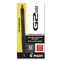 Pens | Pilot PIL20836 G2 Edge Premium Gel Roller Pen, Retractable, Fine 0.7 mm, Red Ink, Black/Red Barrel, Dozen image number 0