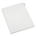 Dividers & Tabs | Avery 82200 10-Tab "2-in 11 in. x 8.5 in. Allstate Style Preprinted Legal Exhibit Side Tab Index Dividers - White (25/Pack) image number 0