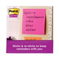 Notebooks & Pads | Post-it Notes Super Sticky 675-6SSUC 4 in. x 4 in. Note Ruled Pads - Energy Boost Collection Colors (6/Pack) image number 2