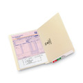 File Folders | Smead 24160 Straight Tabs Letter Size 0.75 in. Expansion 100% Recycled End Tab Folders - Manila (100/Box) image number 4