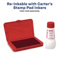 Back to School Sale | Carter's 21071 4.25 in. x 2.75 in. Pre-Inked Felt Stamp Pad - Red image number 2