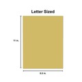 Art & Craft Paper | Universal UNV11205 8.5 in. x 11 in. 20-lb. Deluxe Colored Paper - Goldenrod (500/Ream) image number 3
