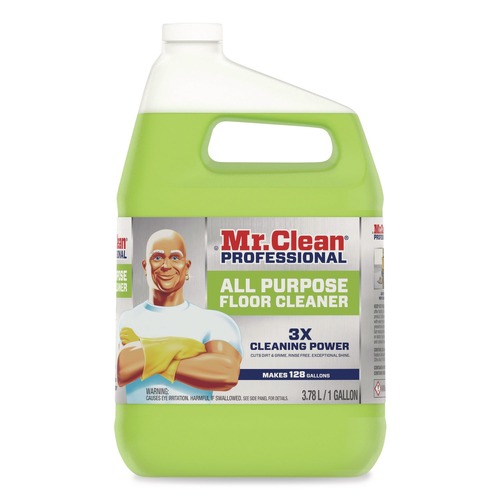Floor Cleaners | Mr. Clean 02621 1 Gallon Finished Floor Cleaner - Lemon Scent image number 0