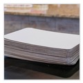 Food Trays, Containers, and Lids | SCT SCH 1154 19 in. x 14 in. x 0.31 in. Double Wall Pad Bakery Bright White Cake Pad - White (50/Carton) image number 3