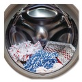 Mops | O-Cedar 170500CT EZWring Patented Microfiber Deep Clean Refill - Red/White (4/Carton) image number 2