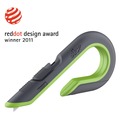 Box Cutters & Utility Knives | slice 10503 1.29 in. Carbon Steel Blade 7 in. Nylon Handle Replaceable Double Sided Box Cutters - Gray/Green image number 0