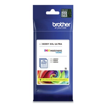 Brother LC3035Y 5000 Page-Yield INKvestment Ultra High-Yield Ink - Yellow
