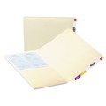 Just Launched | Smead 24115 Heavyweight Straight End Tab Pocket Folders - Letter, Manila (50/Box) image number 3