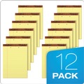 Notebooks & Pads | TOPS 7531 50-Sheet 8.5 in. x 11.75 in. Top 2-Hole Punch Wide/Legal Rule "The Legal Pad" Ruled Perforated Pads - Canary-Yellow (1-Dozen) image number 1
