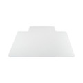 Office Chair Mats | Deflecto CM14432F SuperMat 46 in. x 60 in. Wide Lipped Frequent Use Chair Mat for Medium Pile Carpet - Clear image number 0