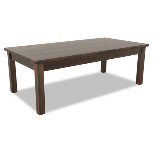 Office Desks & Workstations | Alera ALEVA7548MY Valencia Series 47-1/4 in. x 19-1/8 in. x 16-3/8 in. Rectangle Occasional Table - Mahogany image number 0