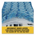 Mops | Rubbermaid Commercial FGQ41000RD00 18-1/2 in. x 5 1/2 in. x 1/2 in. Microfiber Wet Mopping Pad - Red image number 5