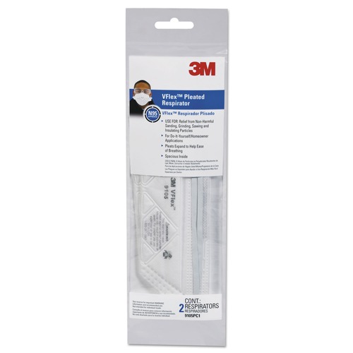 3M | 3M 9105 N95 VFlex Particulate Respirator - Standard Size (50/Box) image number 0