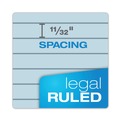 Notebooks & Pads | TOPS 63120 50-Sheet 8.5 in. x 11.75 in. Wide/Legal Rule Prism plus Colored Writing Pads - Pastel Blue (12/Pack) image number 3