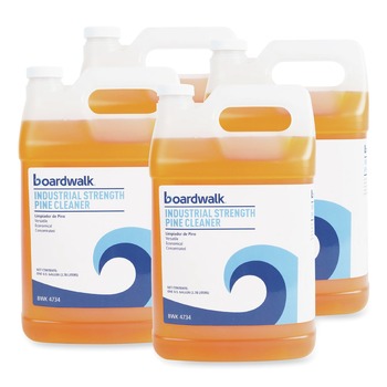 Boardwalk 597500-41ESSN 1 Gallon Industrial Strength Cleaner - Pine Scent (4/Carton)