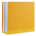 File Folders | Universal UNV10214 Bright Colored Pressboard Classification Folders - Legal, Yellow (10/Box) image number 2