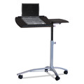 Desktop Organizers | Mayline 950ANT 29.5 in. x 20 in. x 27 in. to 38 in. Laptop Computer Caddy - Anthracite image number 2
