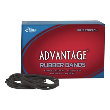 TAPES AND ADHESIVES | Alliance 57335 Advantage 0.04 in. Gauge Classic Rubber Bands - Black/Size 33 (1/Box)
