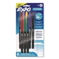 Washable Markers | EXPO 2211317 Wet Erase Markers Fine Needle Tip Assorted 8/Pack image number 0