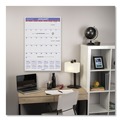 Bulletin Boards | AT-A-GLANCE PM4-28 20 in. x 30 in. 12-Month (Jan-Dec 2026) Monthly Wall Calendar with Ruled Daily Blocks - White Sheets image number 3