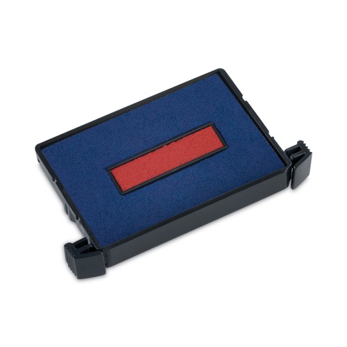 Stamps & Stamp Supplies | Trodat P4750BR 1 in. x 1.63 in. Printy Replacement Pad for Trodat Self-Inking Stamps - Blue/Red image number 0