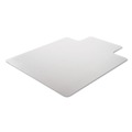 Office Chair Mats | Alera CM12233ALEPL 45 in. x 53 in. Moderate Use Wide Lipped Studded Chair Mat for Low Pile Carpet - Clear image number 1