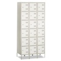Office Filing Cabinets & Shelves | Safco 5527GR 36 in. x 18 in. x 78 in. Three-Column Box Locker - Two-Tone Gray image number 1