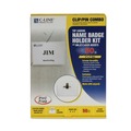 Label & Badge Holders | C-Line 95743 4 in. x 3 in. Top Load Combo Clip/Pin Name Badge Kits - Clear (50/Box) image number 0