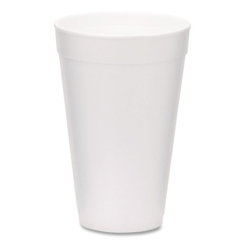WinCup 221974 16 oz Foam Drink Cups - White (500/Carton)