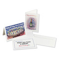 Envelopes & Mailers | Avery 08316 5.5 x 8.5 Inkjet Half-Fold Greeting Cards with Matching Envelopes - Matte White (30/Box) image number 3