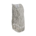 Mops | Boardwalk BWK4032C No. 32 Loop Web/Tailband Value Standard Cotton Mop Head - White (12/Carton) image number 1