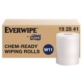 Hand Wipes | Tork 192841 1-Ply 12 x 12 Chem-Ready Wiping Rolls - White (6/Carton) image number 0