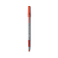 Pens | BIC GSMG11 RED Round Stic Grip Xtra Comfort Medium 1.2 mm. Stick Easy-Glide System Ballpoint Pen - Red Ink/Gray/Red Barrel (1-Dozen) image number 4