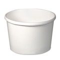 Food Trays, Containers, and Lids | SOLO HS4085-2050 8 oz. Flexstyle Double Poly Paper Containers - White (500/Carton) image number 0