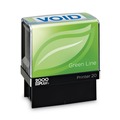 Stamps & Stamp Supplies | COSCO 2000PLUS 098373 1.5 in. x 0.56 in. Green Line Void Message Stamp - Blue image number 0
